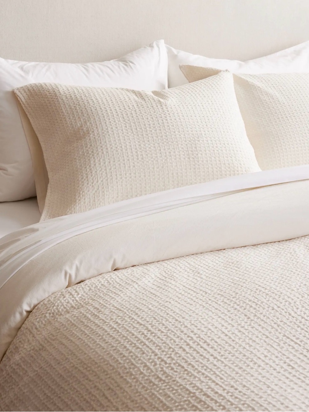 Organic Luxe Honeycomb Duvet Cover Set - QNJRC101568